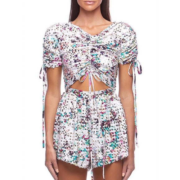 Eliya the Label Sequins Playsuit Size Small*SOLD - Picture 2 of 8